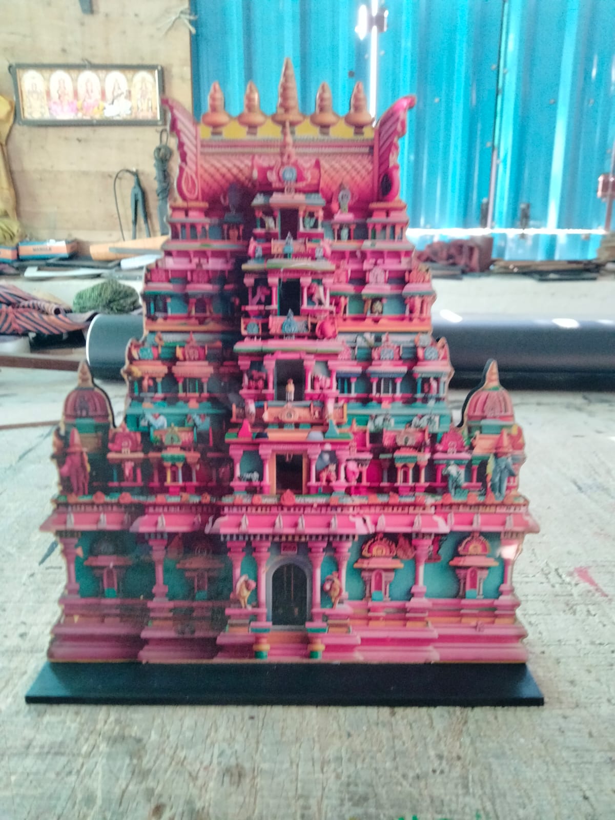 Gopuram temple mdf