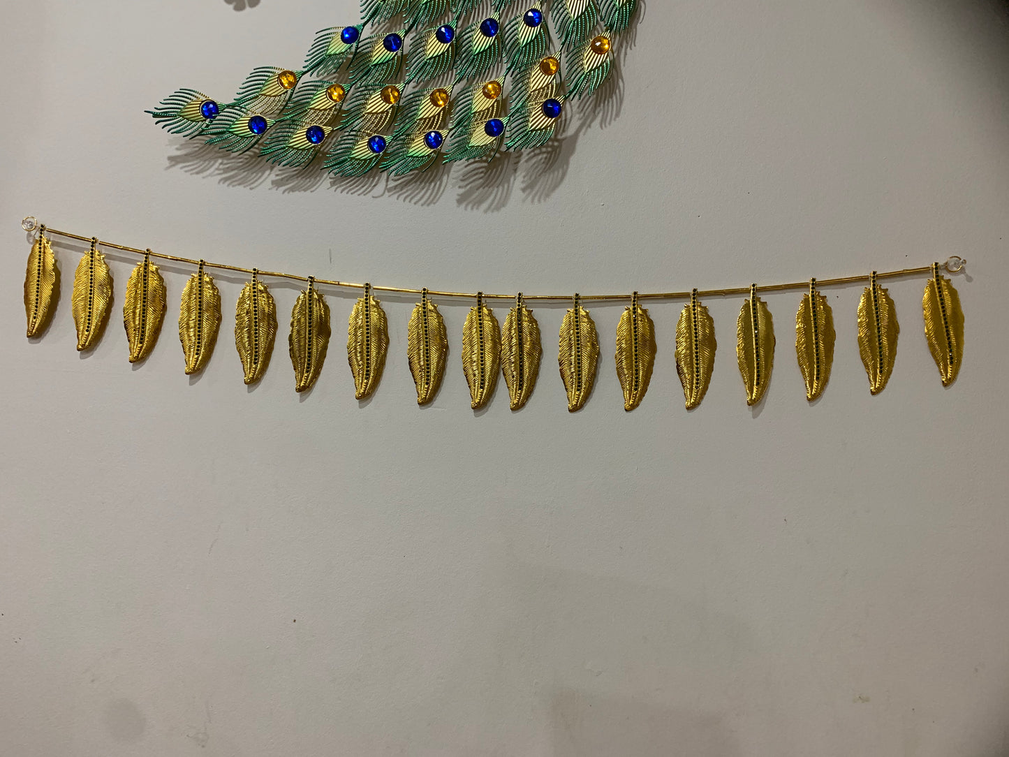 German Silver mango leaf Thoran