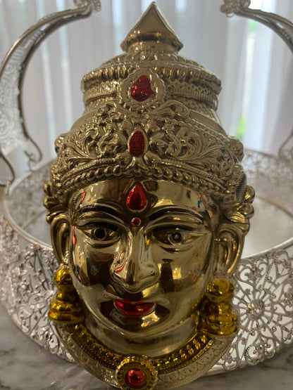 Lakshmi Face - gold finish Laxmiji Mukhota