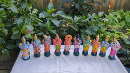 Dasavatharam set - Size 6 inches