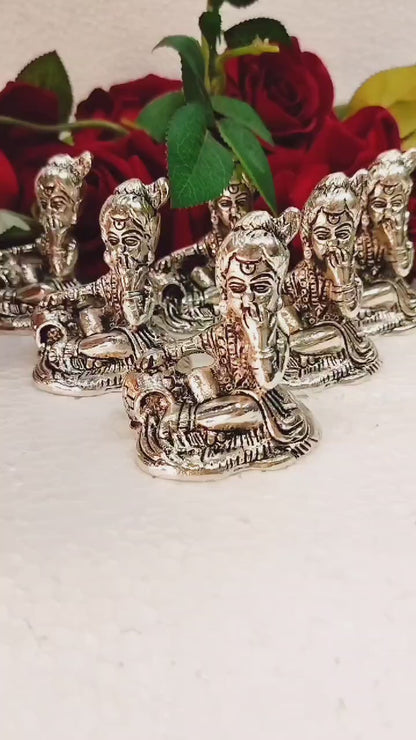 German silver antique Makhan Krishna