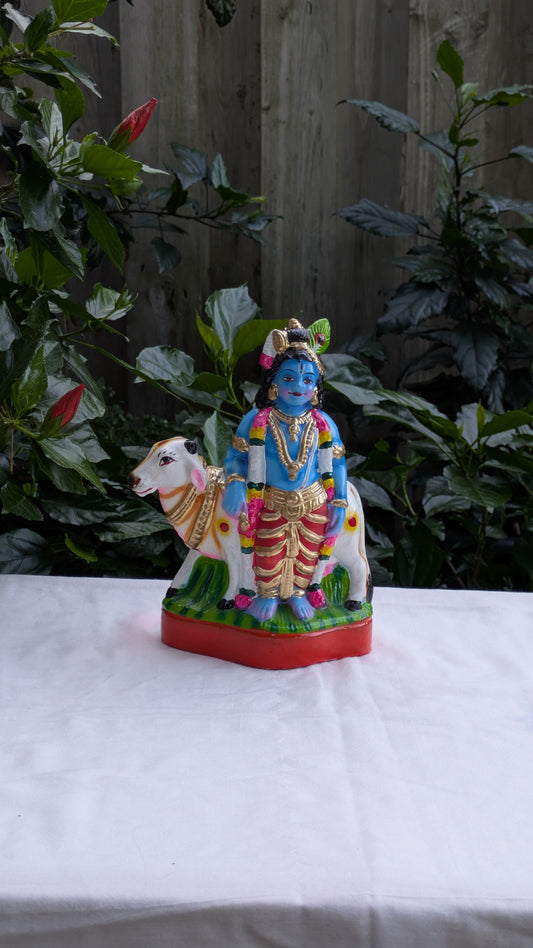 Krishna with cow