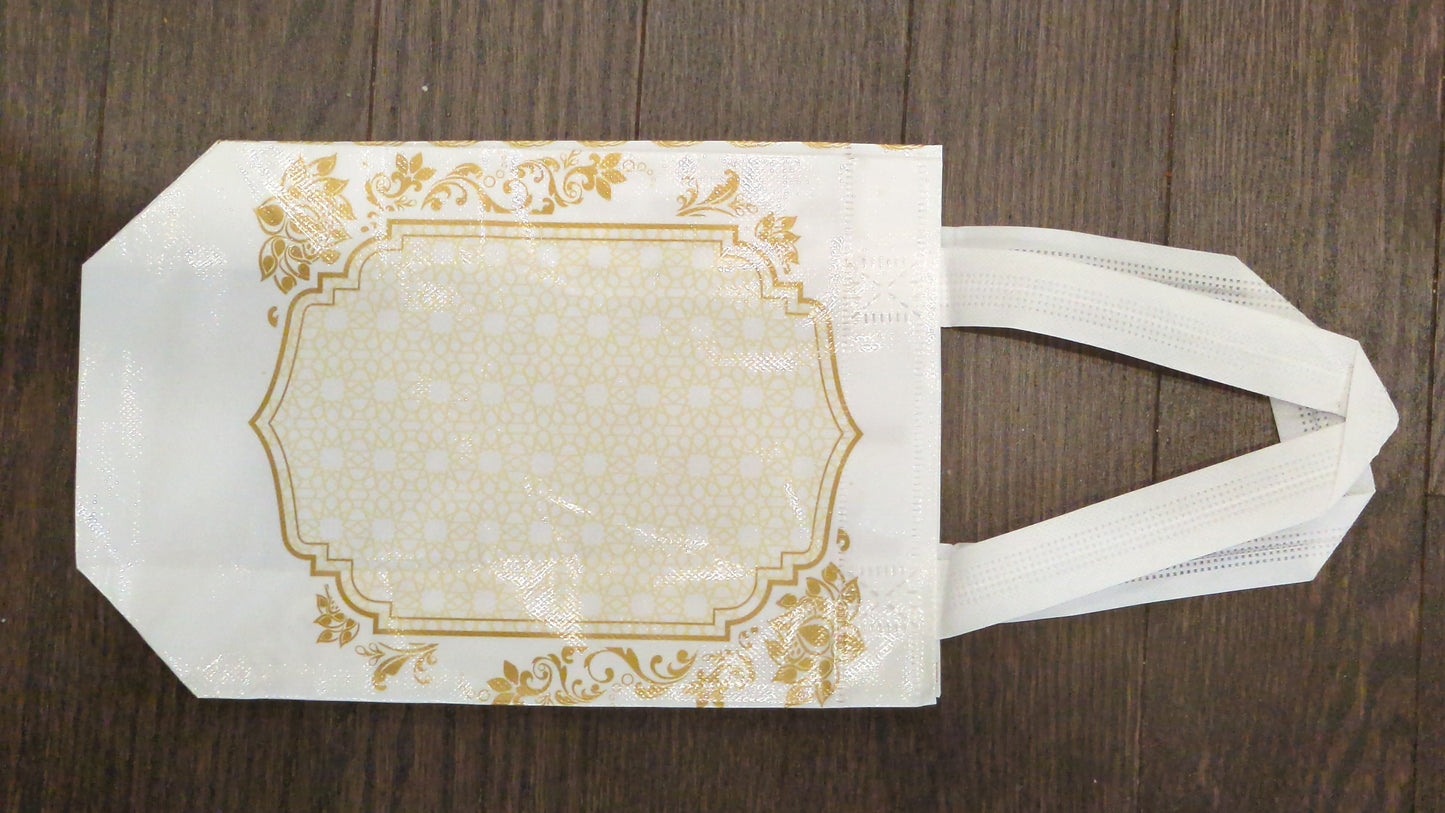 White thank you bag