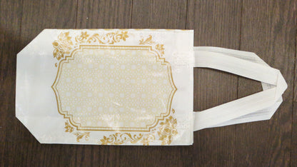 White thank you bag