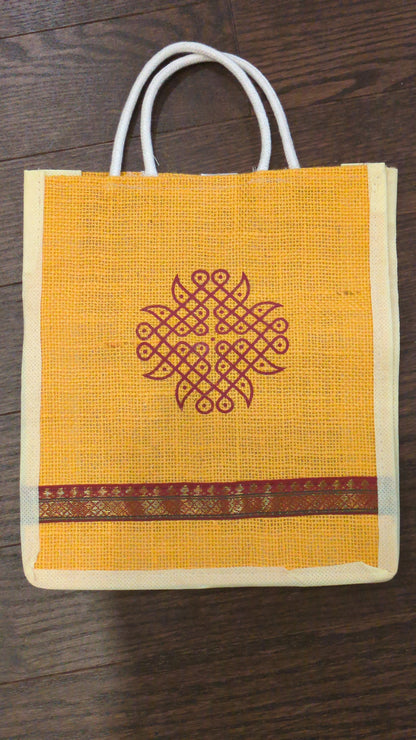 Jute bag kolum design