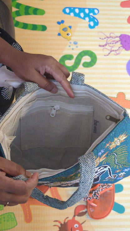 Blue Elephant Bag