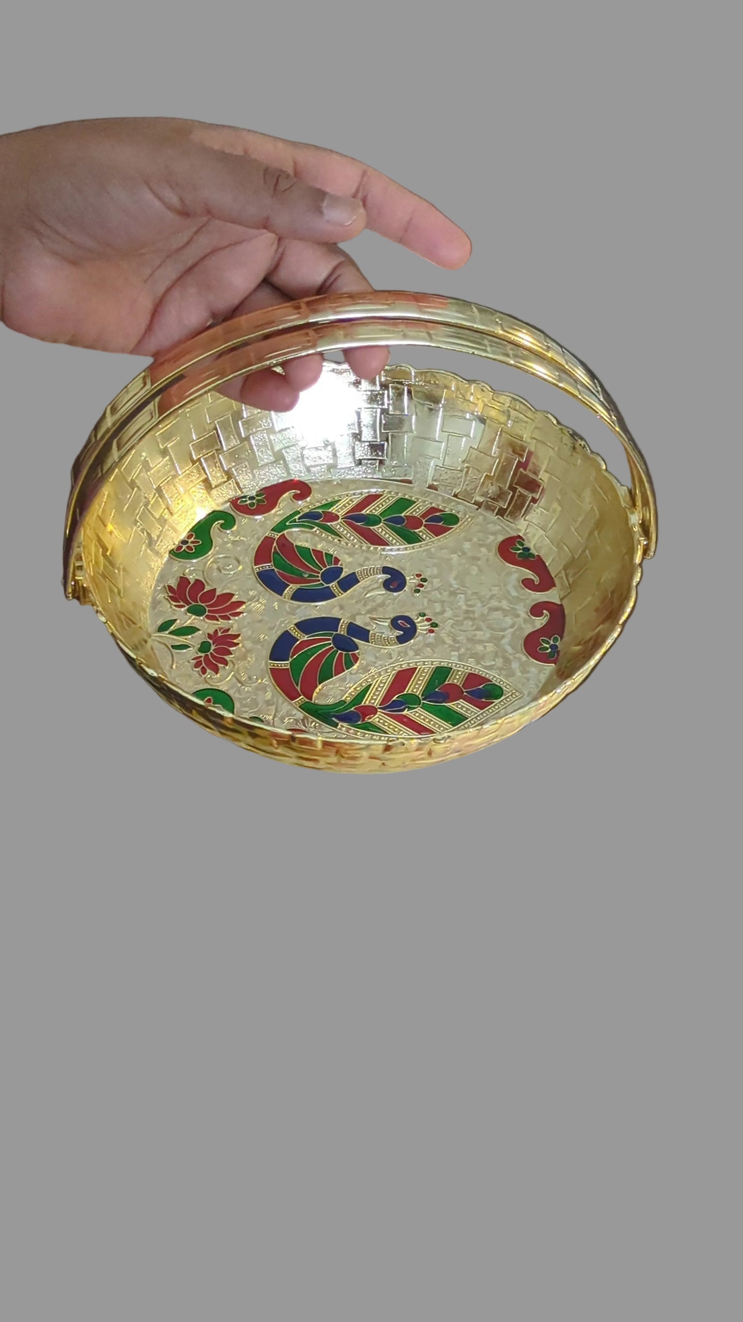 Peacock Basket