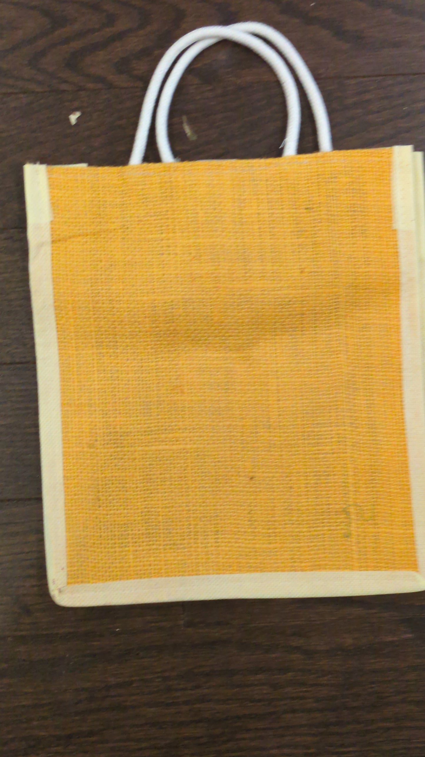 Jute bag kolum design