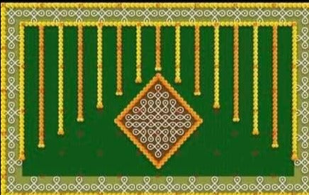 Rangoli (Kolam) Design backdrop